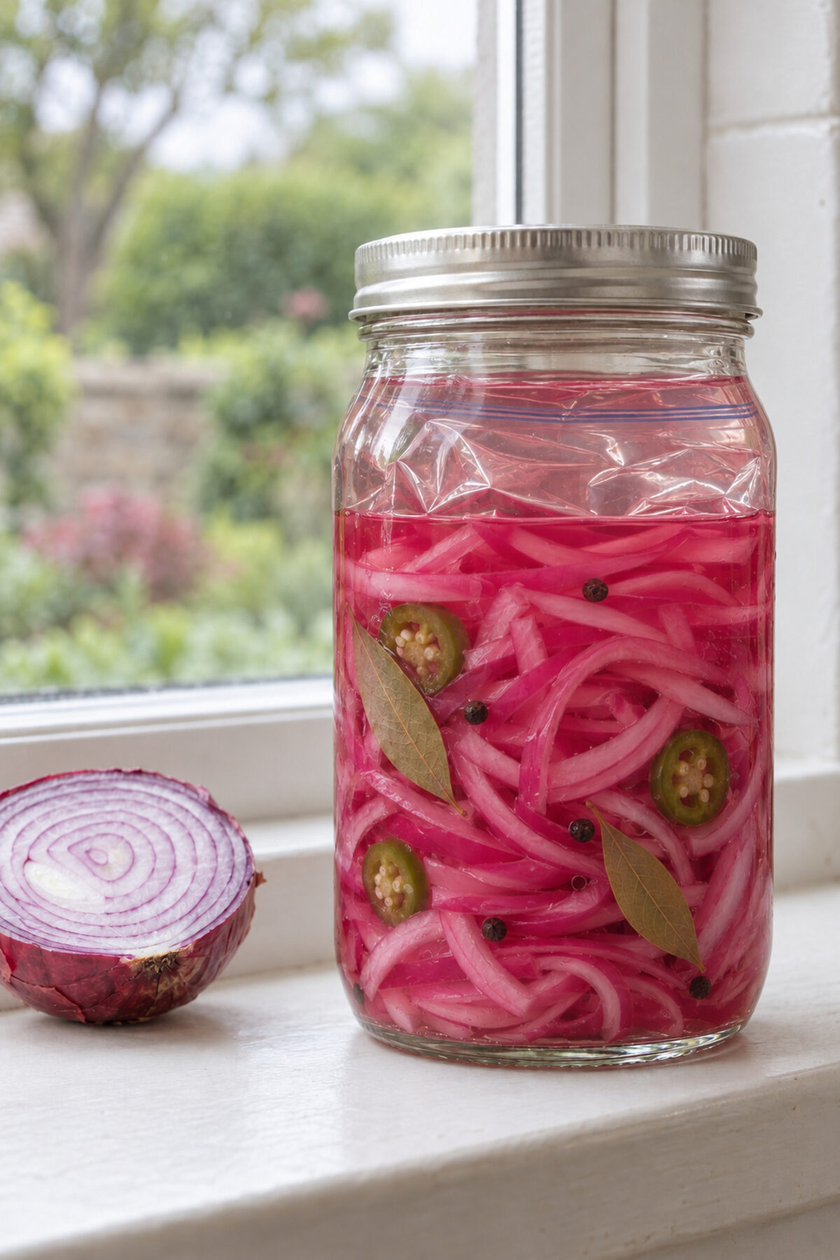 Cebolla morada fermentada