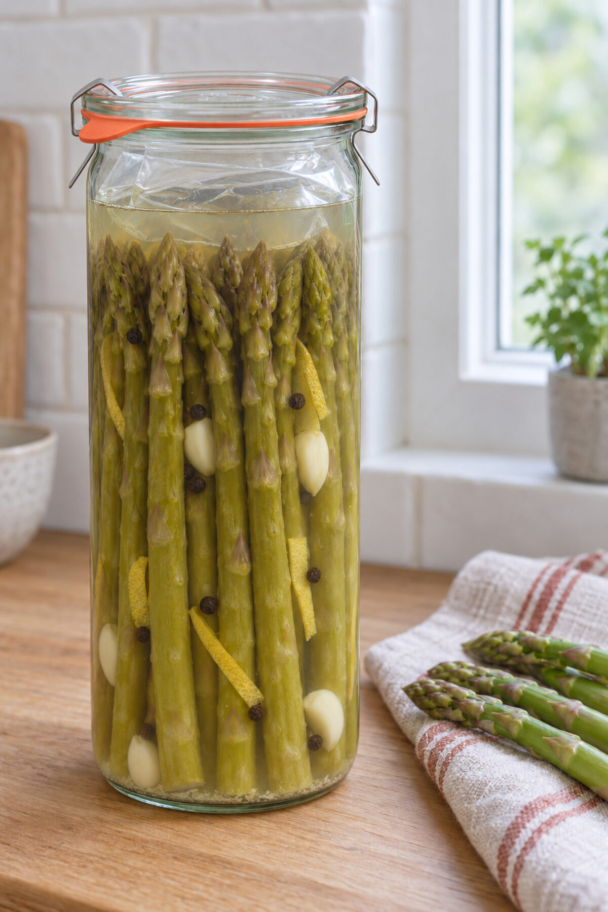 Espárragos fermentados