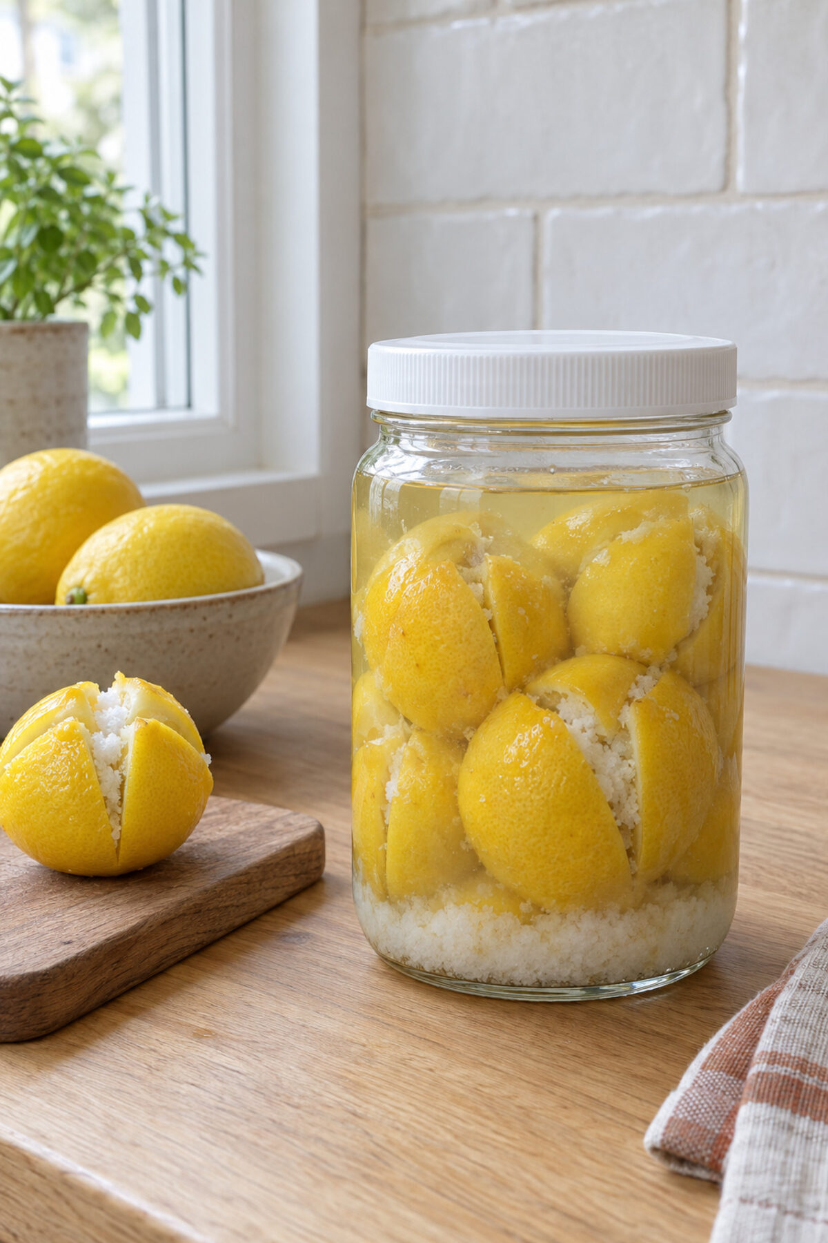 Preserved lemons, day 1