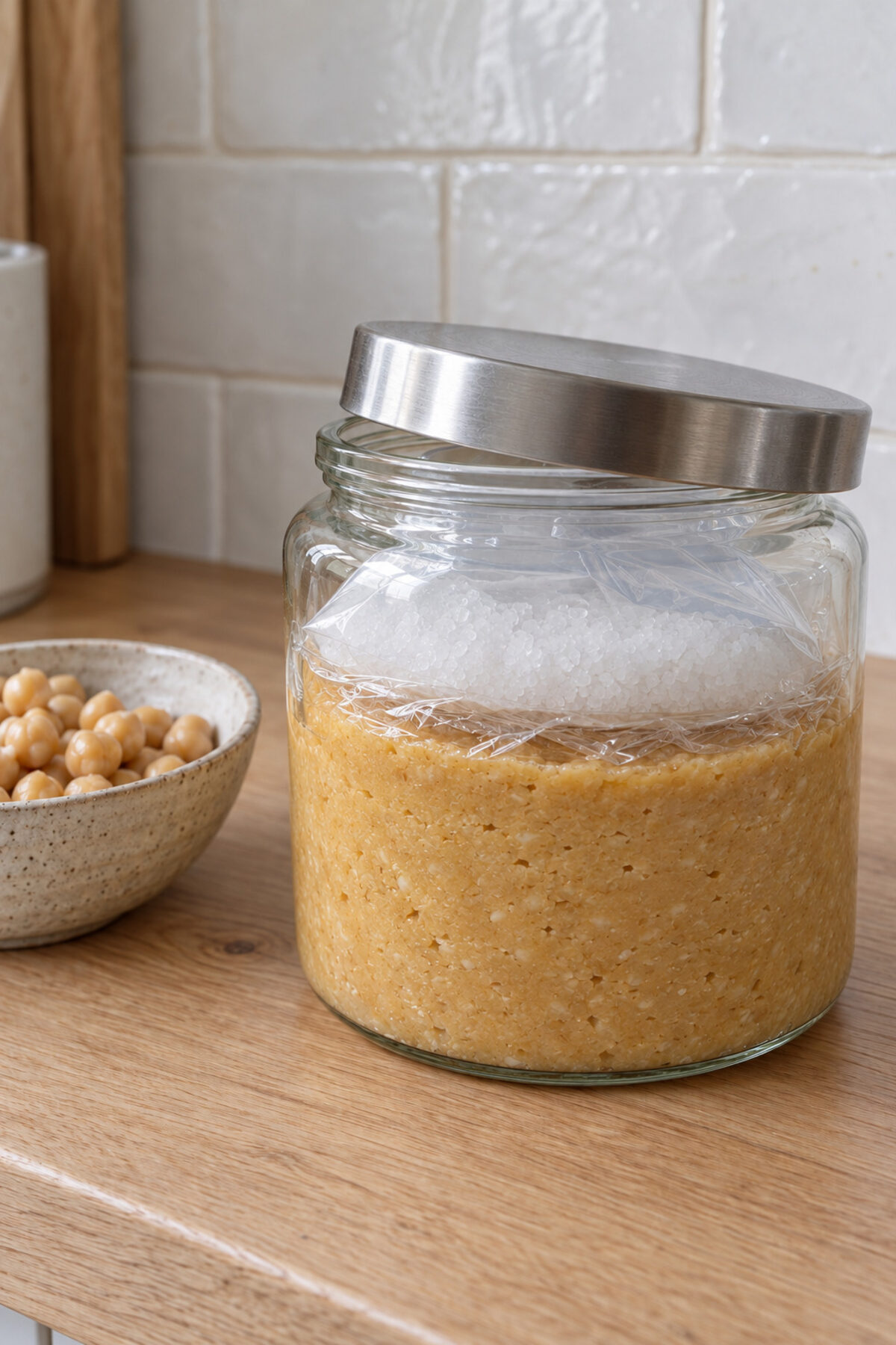 Miso de garbanzo casero