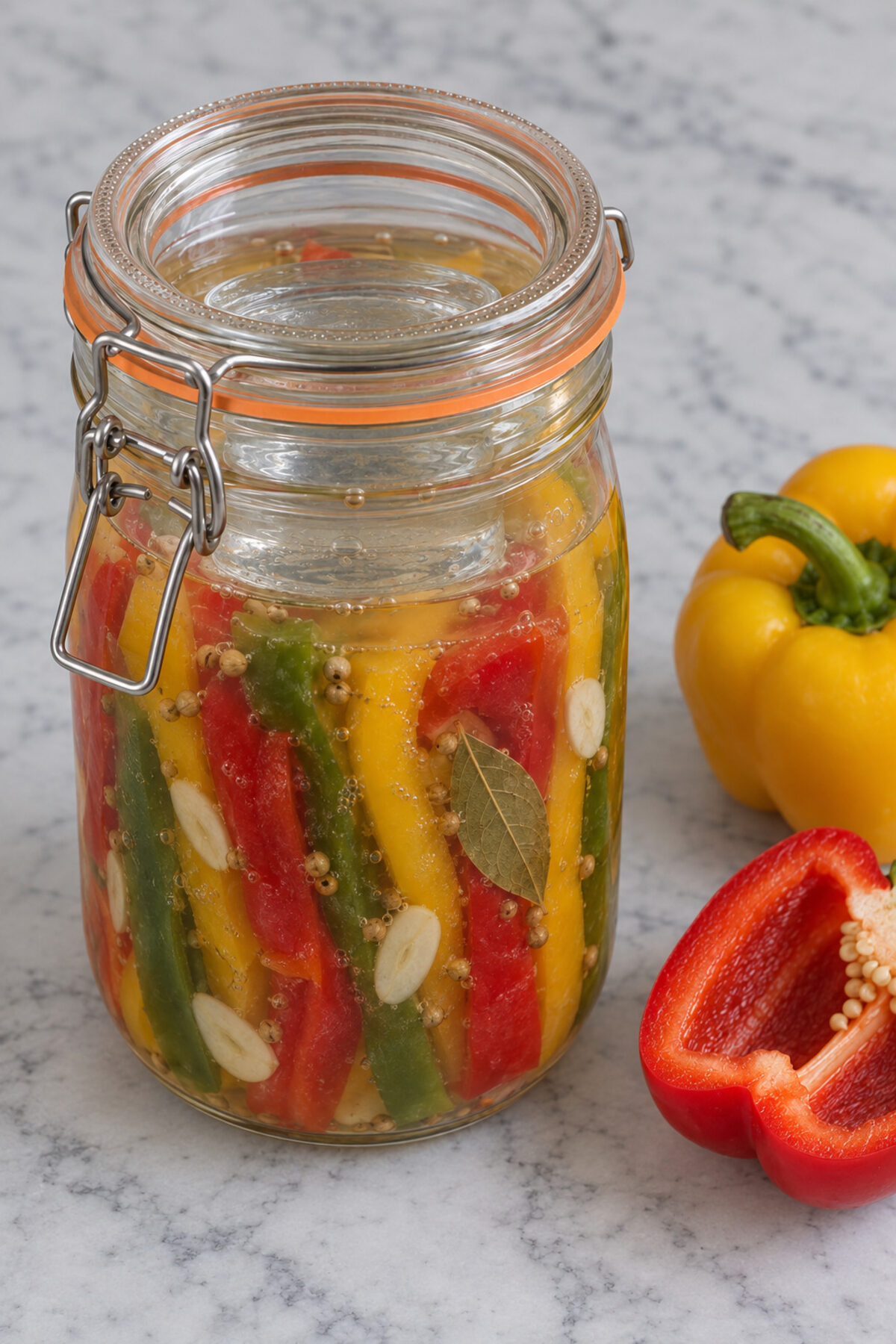 Fermented bell peppers, day 7