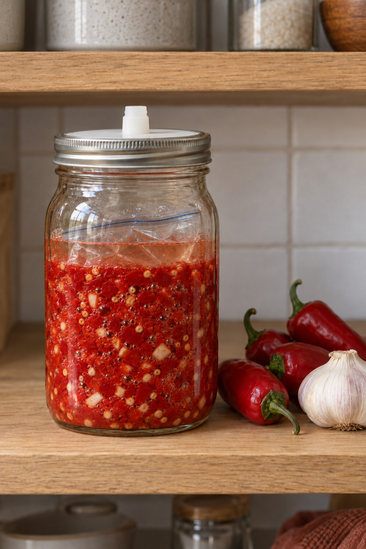 Sriracha casera, día 7
